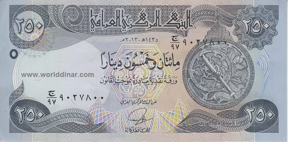 250 Dinar Notes